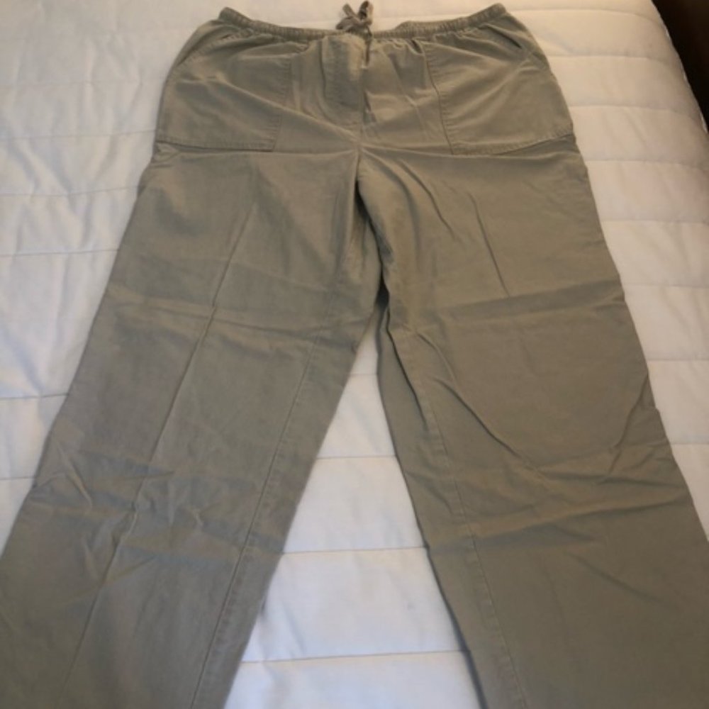 L.L. Bean Classic Fit Biege Slacks